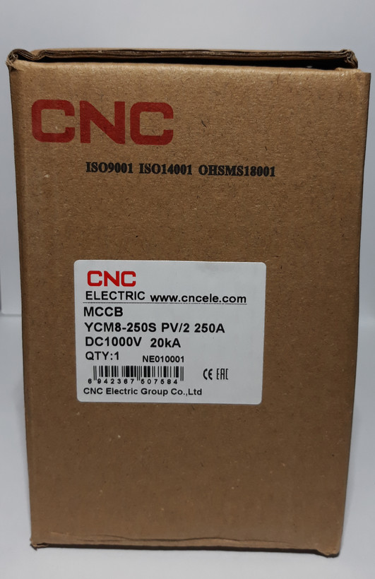 کلید فیوز 1000 ولت 250 آمپر DCبرند CNC