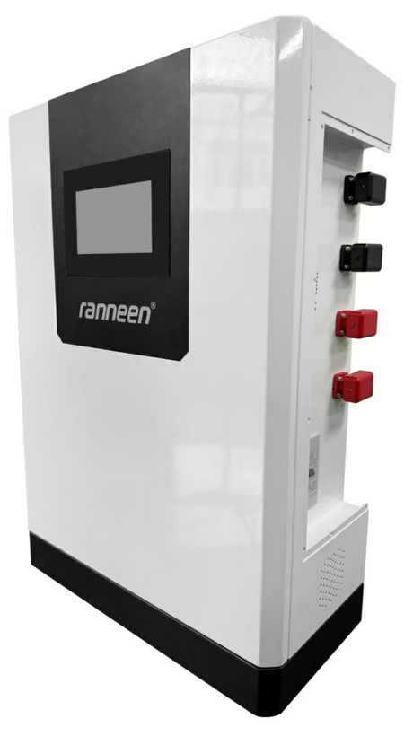 باطری لیتیومی 5 کیلو وات چرخدار دارای صفحه ال سی دی تاچ برند ranneen
